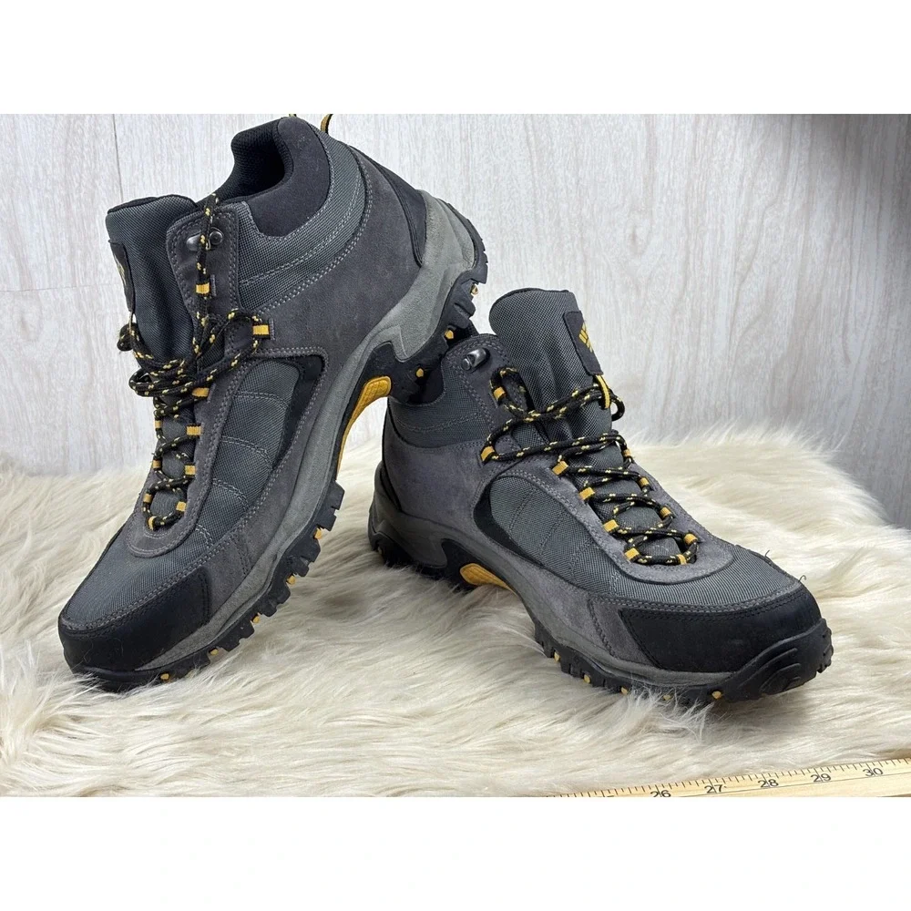 Columbia Granite Ridge Mid Waterproof Hiking Boots Gray Mens 15 Omni Tech